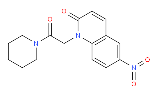 6-nitro-1-(2-oxo-2-(piperidin-1-yl)ethyl)quinolin-2(1H)-one