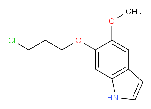 6-(3-chloropropoxy)-5-methoxy-1H-indole