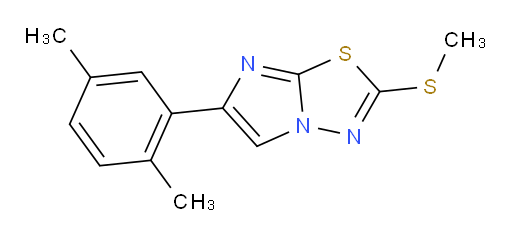 6-(2,5-dimethylphenyl)-2-(methylthio)imidazo[2,1-b][1,3,4]thiadiazole