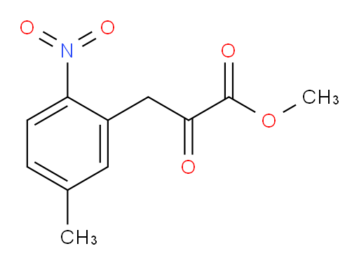 methyl 3-(5-methyl-2-nitrophenyl)-2-oxopropanoate