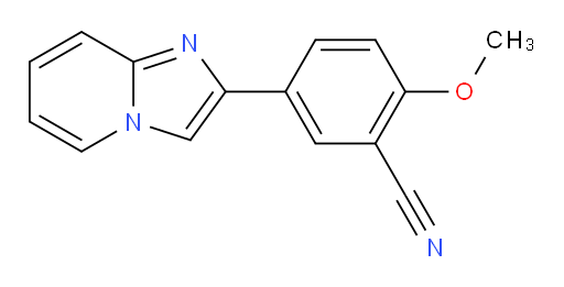 5-(imidazo[1,2-a]pyridin-2-yl)-2-methoxybenzonitrile