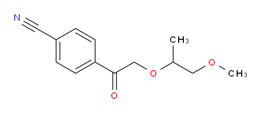 4-(2-((1-methoxypropan-2-yl)oxy)acetyl)benzonitrile
