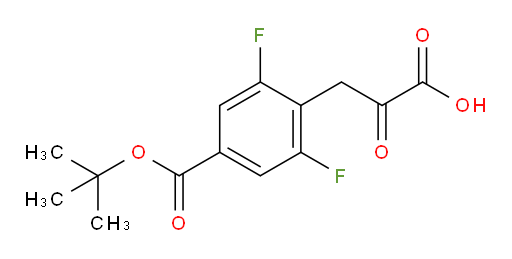 3-(4-(tert-butoxycarbonyl)-2,6-difluorophenyl)-2-oxopropanoic acid