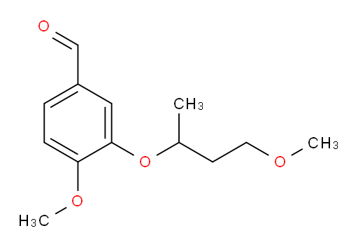 4-methoxy-3-((4-methoxybutan-2-yl)oxy)benzaldehyde