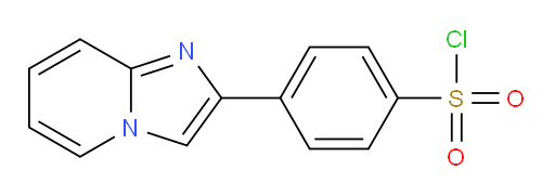 4-(imidazo[1,2-a]pyridin-2-yl)benzene-1-sulfonyl chloride