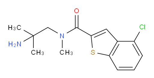 N-(2-amino-2-methylpropyl)-4-chloro-N-methylbenzo[b]thiophene-2-carboxamide