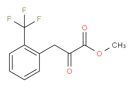 methyl 2-oxo-3-(2-(trifluoromethyl)phenyl)propanoate