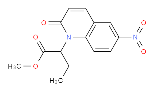 methyl 2-(6-nitro-2-oxoquinolin-1(2H)-yl)butanoate