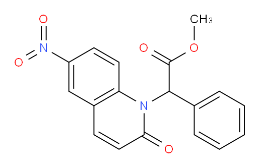 methyl 2-(6-nitro-2-oxoquinolin-1(2H)-yl)-2-phenylacetate