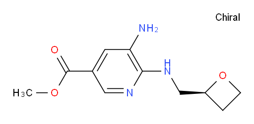 (S)-methyl 5-amino-6-((oxetan-2-ylmethyl)amino)nicotinate