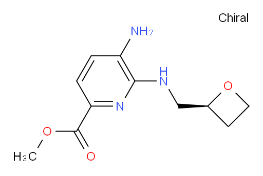 (S)-methyl 5-amino-6-((oxetan-2-ylmethyl)amino)picolinate