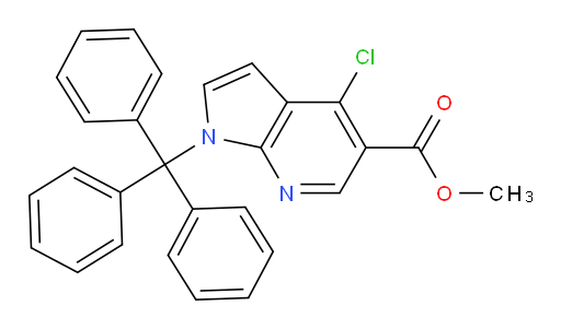 methyl 4-chloro-1-trityl-1H-pyrrolo[2,3-b]pyridine-5-carboxylate