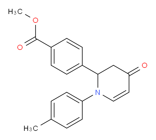 methyl 4-(4-oxo-1-(p-tolyl)-1,2,3,4-tetrahydropyridin-2-yl)benzoate