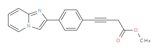 methyl 4-(4-(imidazo[1,2-a]pyridin-2-yl)phenyl)but-3-ynoate