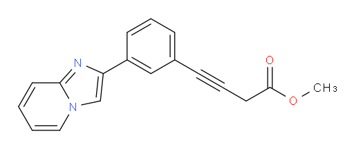 methyl 4-(3-(imidazo[1,2-a]pyridin-2-yl)phenyl)but-3-ynoate