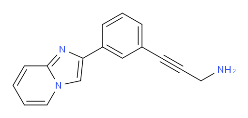 3-(3-(imidazo[1,2-a]pyridin-2-yl)phenyl)prop-2-yn-1-amine