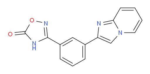 3-(3-(imidazo[1,2-a]pyridin-2-yl)phenyl)-1,2,4-oxadiazol-5(4H)-one