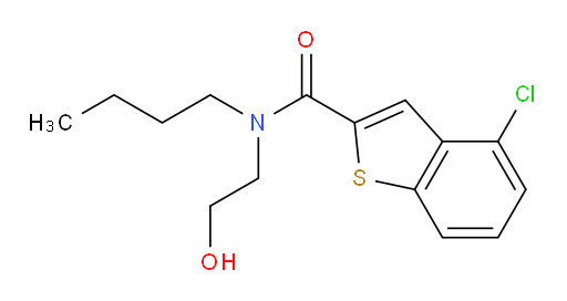 N-butyl-4-chloro-N-(2-hydroxyethyl)benzo[b]thiophene-2-carboxamide