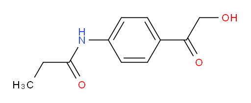 N-(4-(2-hydroxyacetyl)phenyl)propionamide