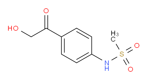 N-(4-(2-hydroxyacetyl)phenyl)methanesulfonamide