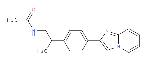 N-(2-(4-(imidazo[1,2-a]pyridin-2-yl)phenyl)propyl)acetamide