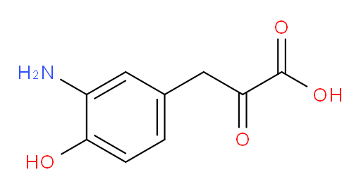 3-(3-amino-4-hydroxyphenyl)-2-oxopropanoic acid