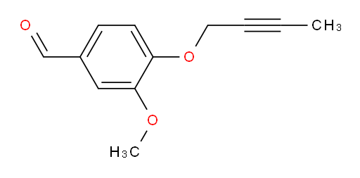 4-(but-2-yn-1-yloxy)-3-methoxybenzaldehyde