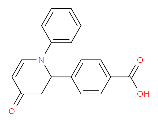 4-(4-oxo-1-phenyl-1,2,3,4-tetrahydropyridin-2-yl)benzoic acid