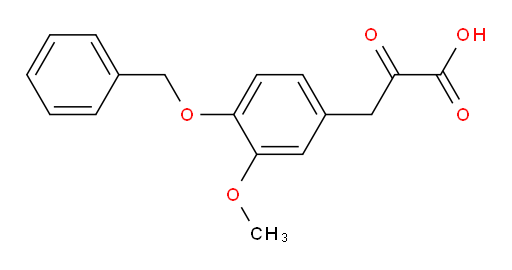 3-(4-(benzyloxy)-3-methoxyphenyl)-2-oxopropanoic acid