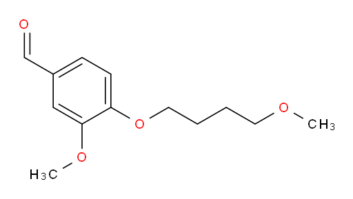 3-methoxy-4-(4-methoxybutoxy)benzaldehyde