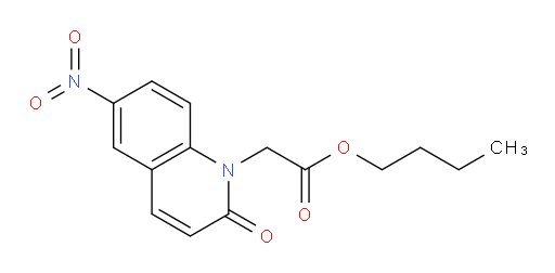 butyl 2-(6-nitro-2-oxoquinolin-1(2H)-yl)acetate