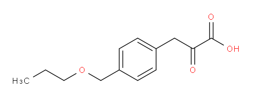 2-oxo-3-(4-(propoxymethyl)phenyl)propanoic acid