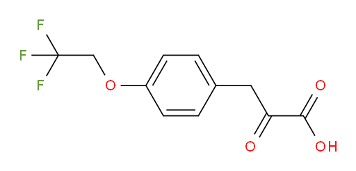2-oxo-3-(4-(2,2,2-trifluoroethoxy)phenyl)propanoic acid
