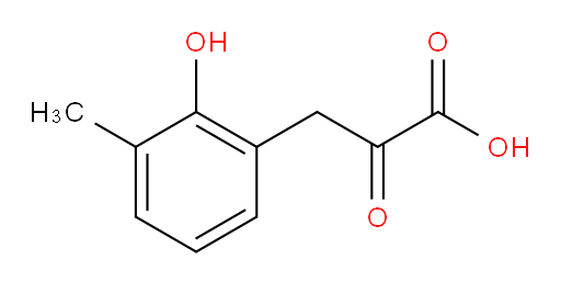 3-(2-hydroxy-3-methylphenyl)-2-oxopropanoic acid