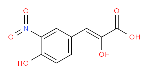 (Z)-2-hydroxy-3-(4-hydroxy-3-nitrophenyl)acrylic acid