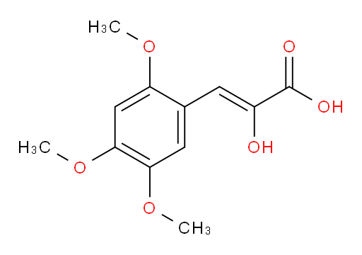 (Z)-2-hydroxy-3-(2,4,5-trimethoxyphenyl)acrylic acid