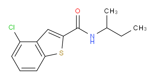 N-(sec-butyl)-4-chlorobenzo[b]thiophene-2-carboxamide