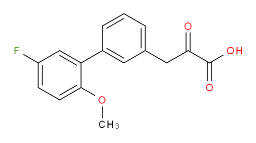 3-(5'-fluoro-2'-methoxy-[1,1'-biphenyl]-3-yl)-2-oxopropanoic acid