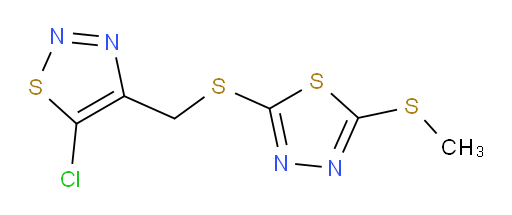 5-chloro-4-(((5-(methylthio)-1,3,4-thiadiazol-2-yl)thio)methyl)-1,2,3-thiadiazole