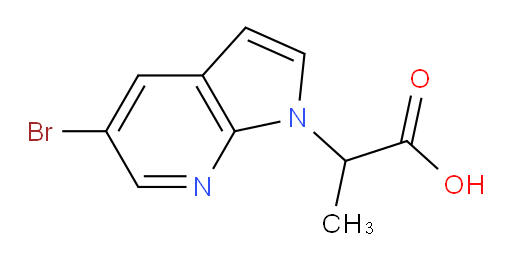 2-(5-bromo-1H-pyrrolo[2,3-b]pyridin-1-yl)propanoic acid