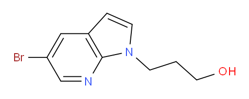 3-(5-bromo-1H-pyrrolo[2,3-b]pyridin-1-yl)propan-1-ol
