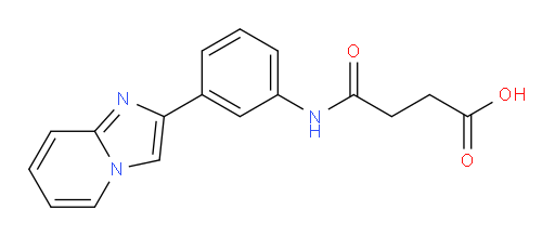 4-((3-(imidazo[1,2-a]pyridin-2-yl)phenyl)amino)-4-oxobutanoic acid