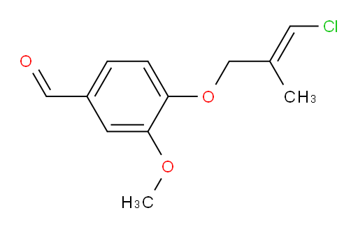 (E)-4-((3-chloro-2-methylallyl)oxy)-3-methoxybenzaldehyde