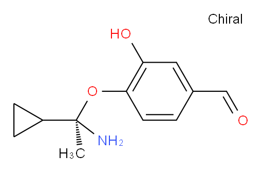 (R)-4-(1-amino-1-cyclopropylethoxy)-3-hydroxybenzaldehyde