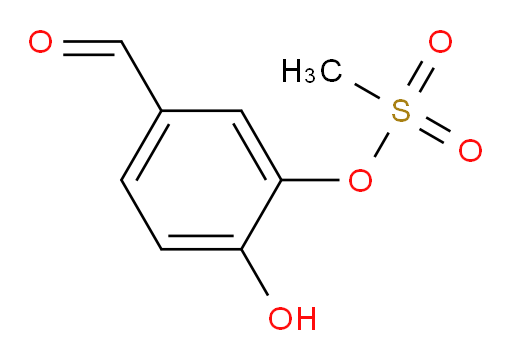 5-formyl-2-hydroxyphenyl methanesulfonate