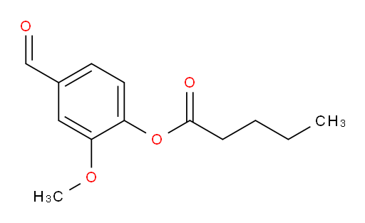 4-formyl-2-methoxyphenyl pentanoate