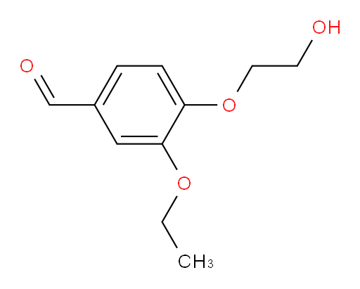 3-ethoxy-4-(2-hydroxyethoxy)benzaldehyde