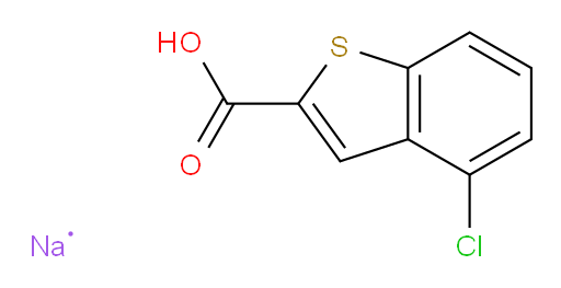 4-chlorobenzo[b]thiophene-2-carboxylic acid, sodium salt