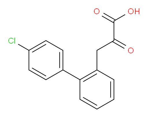 3-(4'-chloro-[1,1'-biphenyl]-2-yl)-2-oxopropanoic acid
