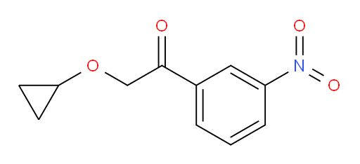 2-cyclopropoxy-1-(3-nitrophenyl)ethanone